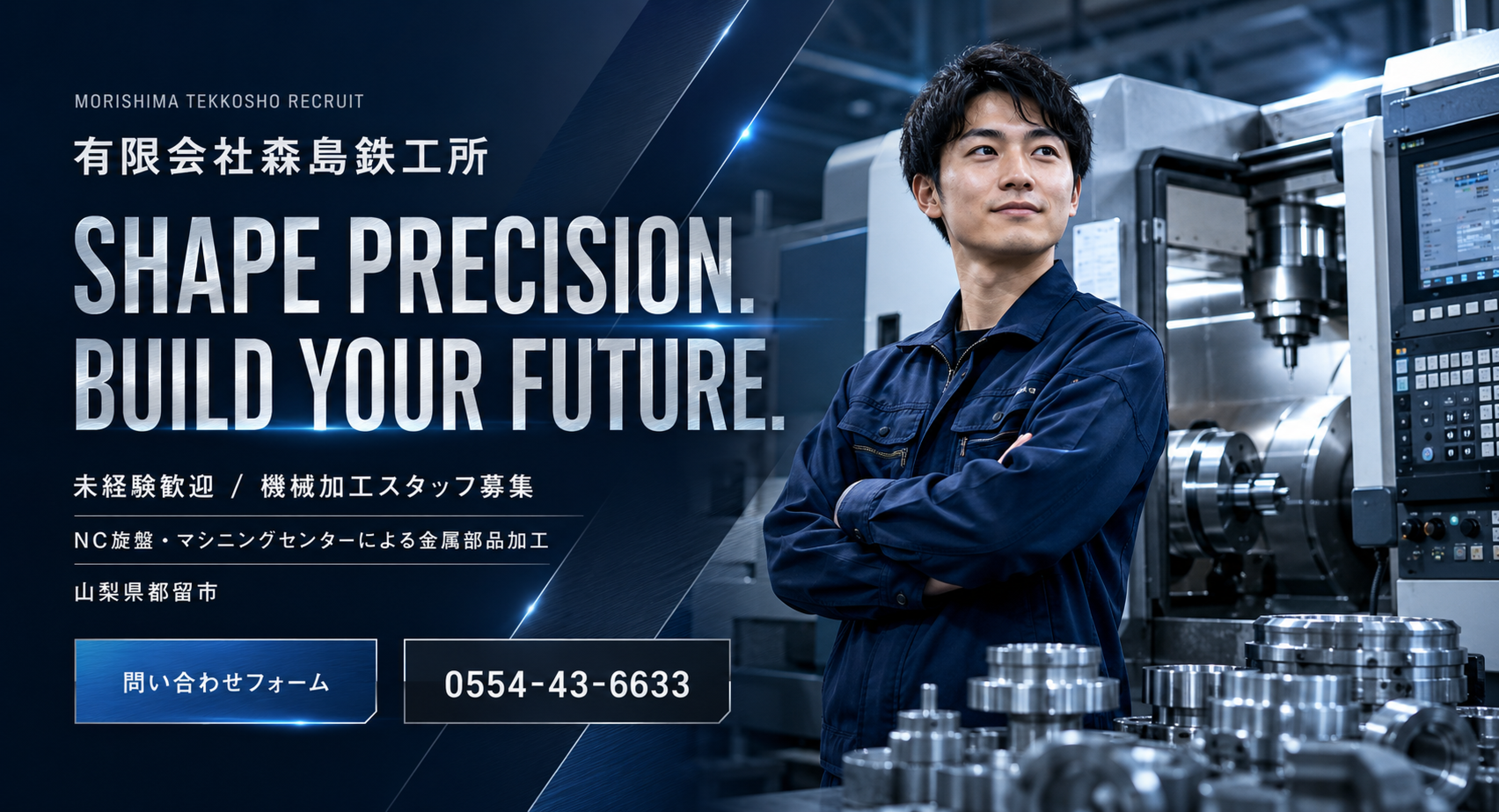 有限会社森島鉄工所 採用情報 CRAFT THE FUTURE IN STEEL